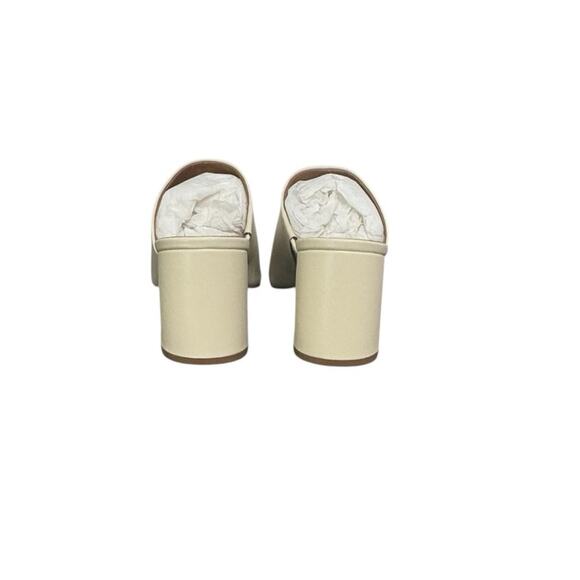 NIB! Lisa Vicky Virtue Sandal Cream Open-Toe Mule Slides  - Size 8 - Picture 7 of 10